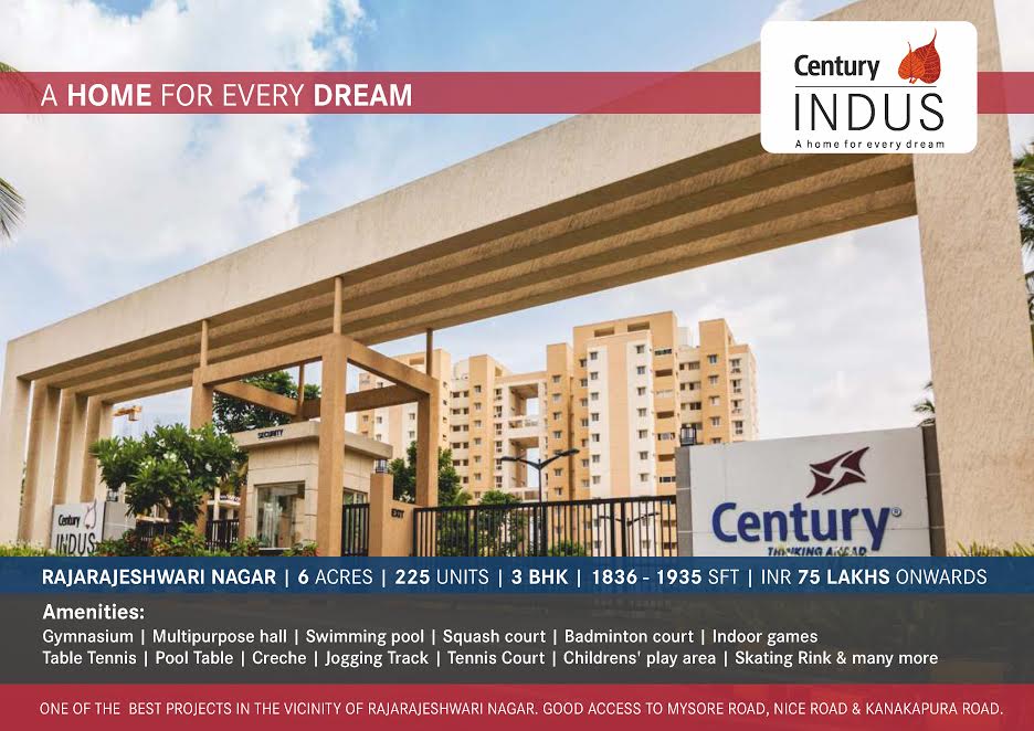 Enjoy luxury and lifestyle in one place at Century Indus